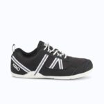 Black barefoot sneakers, product photo